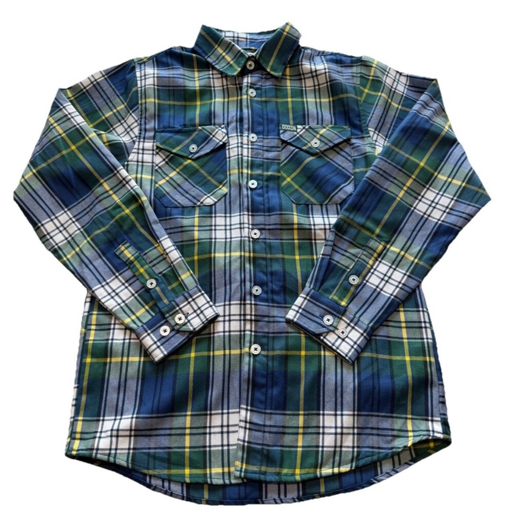 Dixxon Flannel Company Griswold 00 Shirt Mens Small Plaid Long Sleeve Button
